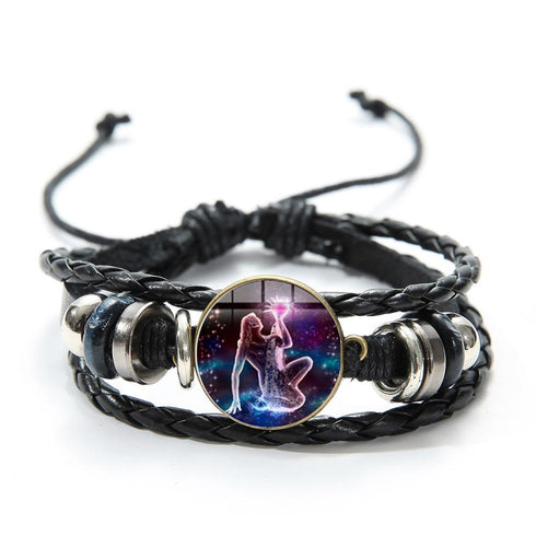 12 Zodiac Sign Constellation Bracelet