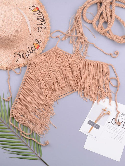 Tassels Beachwear Top