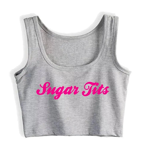 Sugar Tits Crop Top - MiamiTeenyWeenyBikini.Com
