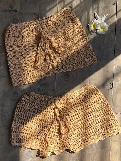 Crochet Bikini Swimwear - MiamiTeenyWeenyBikini.Com