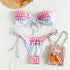 Sexy Plaid Bikinis Set