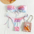 Sexy Plaid Bikinis Set - MiamiTeenyWeenyBikini.Com