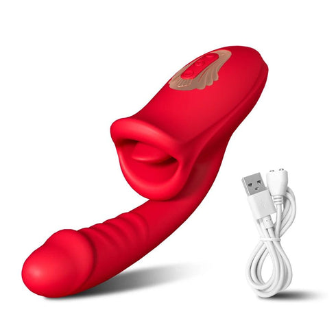 Vibrator Tongue Licking