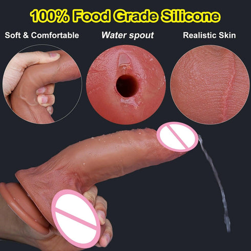 Water Spray Suction Cup Dildo