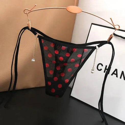 Lace-Up Transparent Panties - MiamiTeenyWeenyBikini.Com