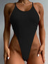 Black Backless Thong Swimsuit - MiamiTeenyWeenyBikini.Com