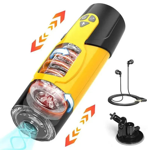 Telescopic Rotation Male Masturbator - MiamiTeenyWeenyBikini.Com