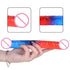 Double Head Two Colors Realistic Dildo - MiamiTeenyWeenyBikini.Com
