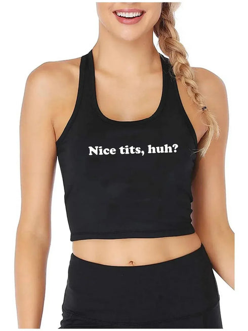 Nice Tits Crop Top - MiamiTeenyWeenyBikini.Com