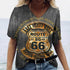 US Route 66 Print Tops - MiamiTeenyWeenyBikini.Com