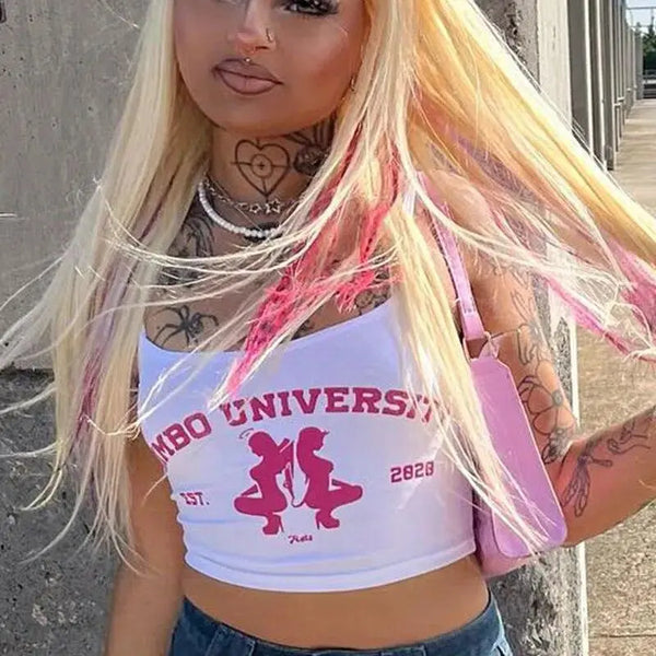 Bimbo University Crop Top - MiamiTeenyWeenyBikini.Com