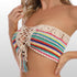 Rainbow Tube Bikini Crochet Lace Top