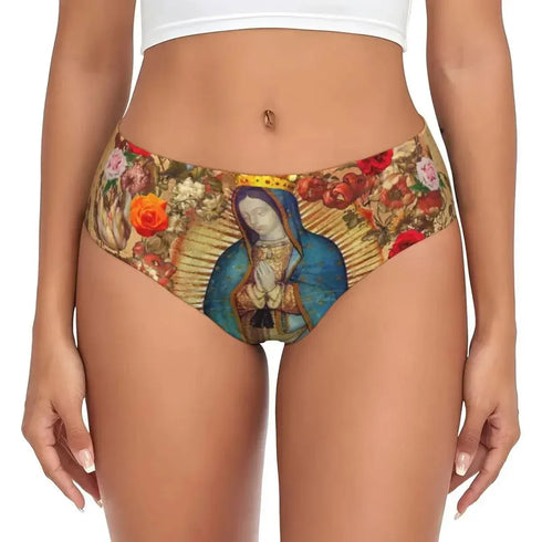 Virgin Of Guadalupe Panties - MiamiTeenyWeenyBikini.Com