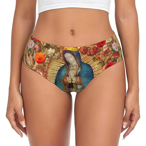 Virgin Of Guadalupe Panties - MiamiTeenyWeenyBikini.Com