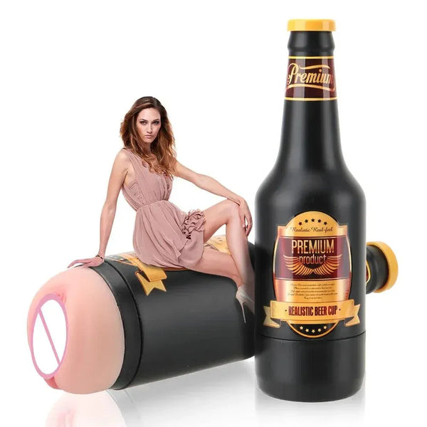 Male Masturbator Portable Beer Bottle - MiamiTeenyWeenyBikini.Com