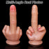 Middle Finger Suction Cup Dildo