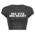 Big Tits Big Heart Crop Top