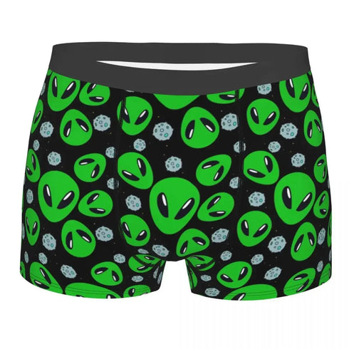 Green Alien UFO Moon Briefs - MiamiTeenyWeenyBikini.Com