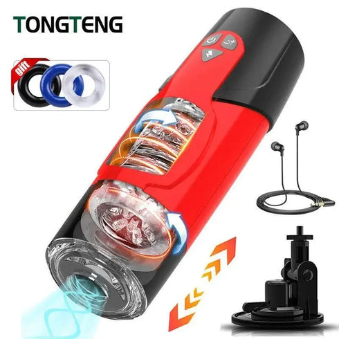 Telescopic Rotation Male Masturbator - MiamiTeenyWeenyBikini.Com