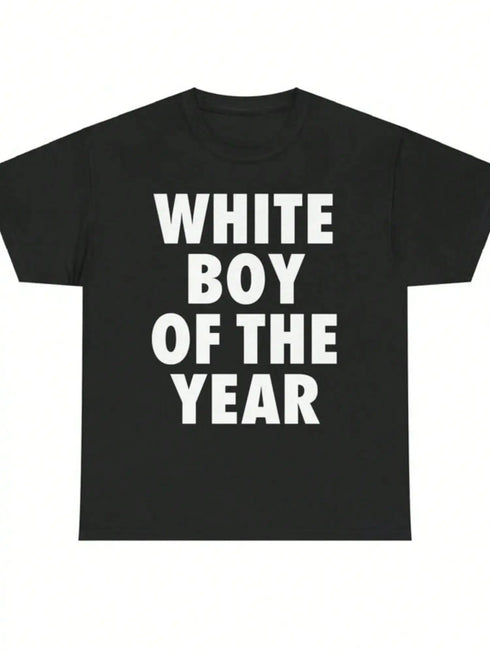 WHITE BOY OF THE YEAR T Shirt - MiamiTeenyWeenyBikini.Com