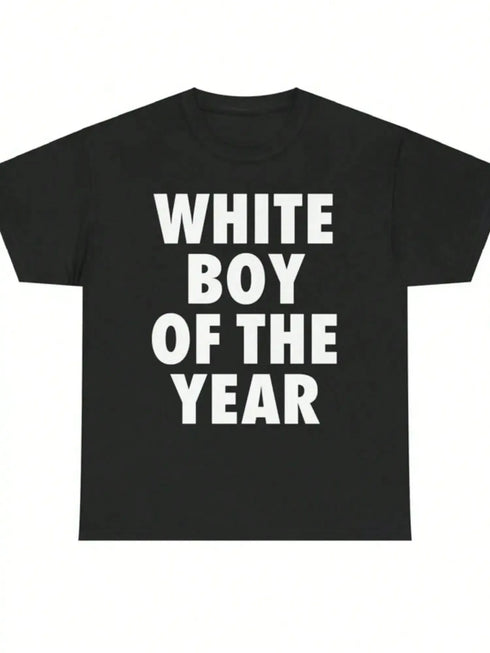 WHITE BOY OF THE YEAR T Shirt - MiamiTeenyWeenyBikini.Com