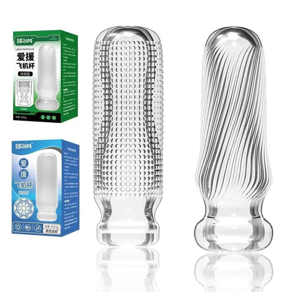 Men's Transparent Masturbation Cup - MiamiTeenyWeenyBikini.Com