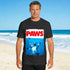 Paws Cat And Mouse Funny Parody Kitten Lover T-Shirt – Oversized Summer Essential