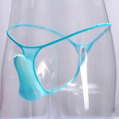 Men's Beach Thong Penis Pouch - MiamiTeenyWeenyBikini.Com