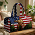 American Flag Quilted Duffle Bag - MiamiTeenyWeenyBikini.Com.