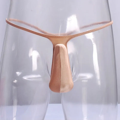 Men's Beach Thong Penis Pouch - MiamiTeenyWeenyBikini.Com