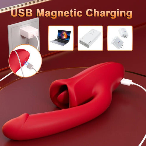 Vibrator Tongue Licking