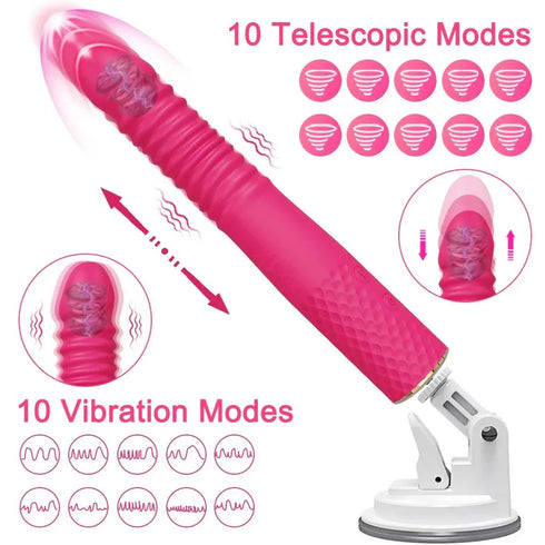 Telescopic Dildo Vibrator - MiamiTeenyWeenyBikini.Com