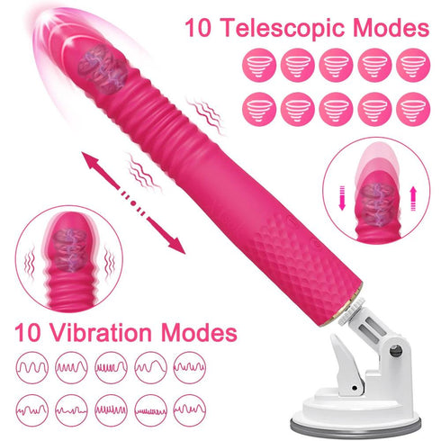 Telescopic Dildo Vibrator