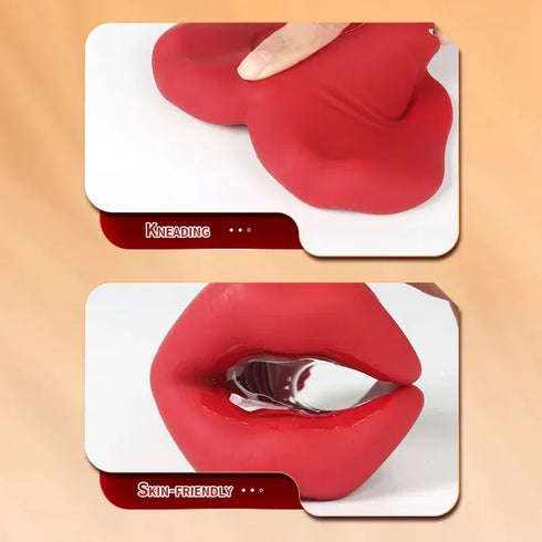 Lips Sucking Male Masturbation Vibrating Cup - MiamiTeenyWeenyBikini.Com