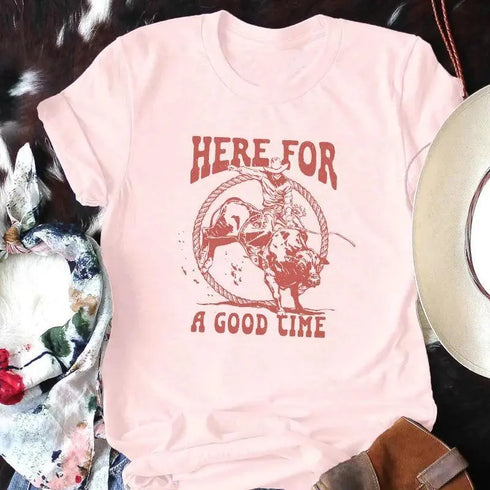 Cowboy Rodeo T-Shirt - MiamiTeenyWeenyBikini.Com