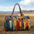 Boho Western Horse Quilted Duffle Bag - MiamiTeenyWeenyBikini.Com.