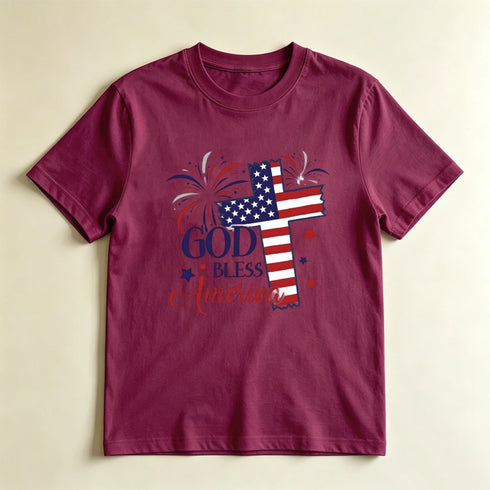 God Bless America T-Shirt - MiamiTeenyWeenyBikini.Com.