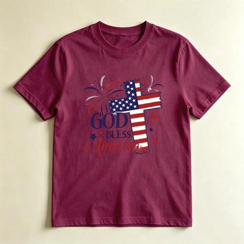 God Bless America T-Shirt - MiamiTeenyWeenyBikini.Com.