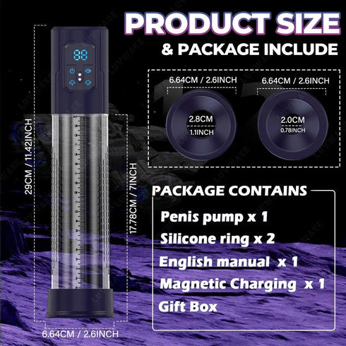 Waterproof Electric Penis Pump/ Suction Pump Dick Enlarger - MiamiTeenyWeenyBikini.Com