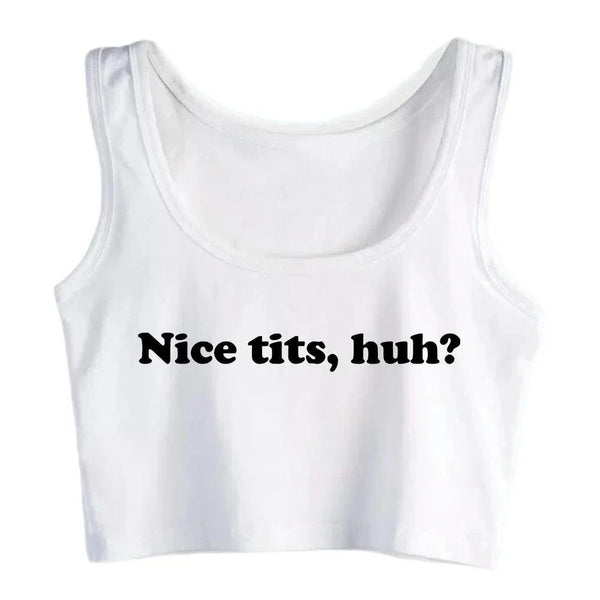 Nice Tits Crop Top - MiamiTeenyWeenyBikini.Com