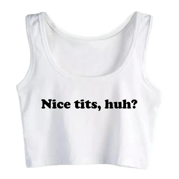Nice Tits Crop Top - MiamiTeenyWeenyBikini.Com