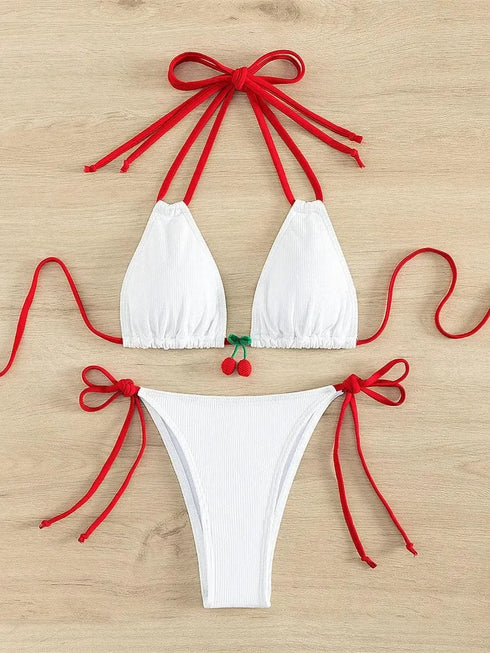 Strawberry Designer Bikini - MiamiTeenyWeenyBikini.Com