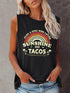Just A Girl Who Loves Sunshine and Tacos Top - MiamiTeenyWeenyBikini.Com
