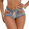 Tight Denim Shorts - MiamiTeenyWeenyBikini.Com