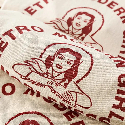 Retro Modern Girl Western T-Shirt