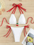 Strawberry Designer Bikini - MiamiTeenyWeenyBikini.Com