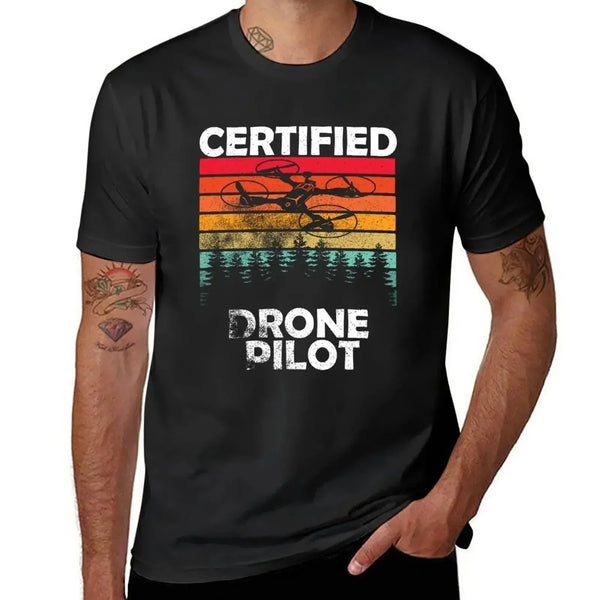 Certified Drone Pilot T-Shirt - MiamiTeenyWeenyBikini.Com