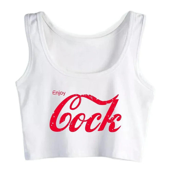 Enjoy Cock Tank Top - MiamiTeenyWeenyBikini.Com