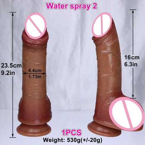 Water Spray Suction Cup Dildo - MiamiTeenyWeenyBikini.Com