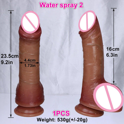 Water Spray Suction Cup Dildo